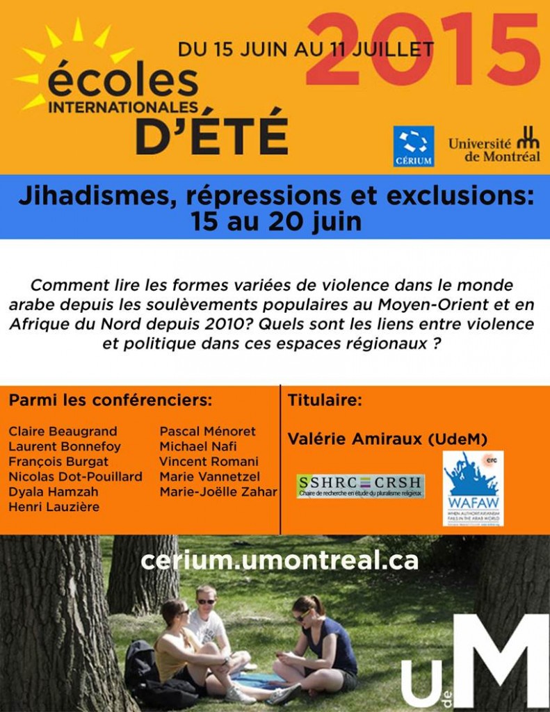 Affiche école d’été 2015