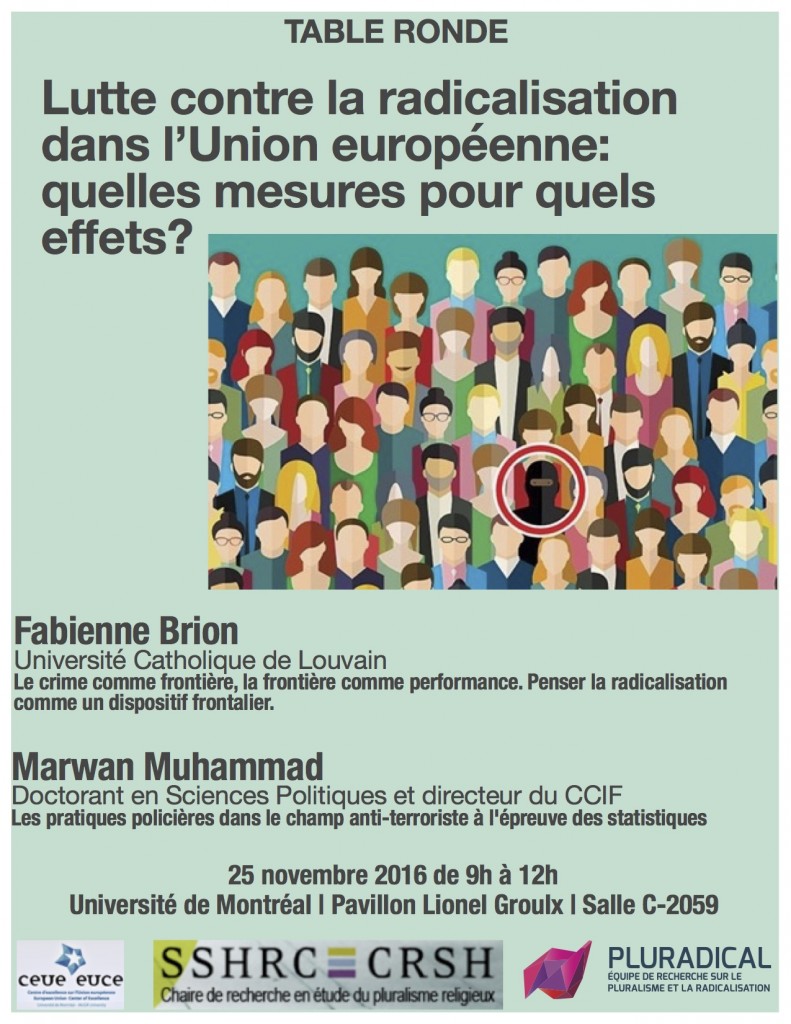 Affiche – Atelier radicalisation
